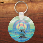 Dolphin Rising Sleutelhanger (Voorkant)