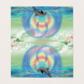 Dolphin Rising Visitekaartje (Buitenkant ongevouwen)