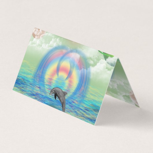 Dolphin Rising Visitekaartje (Achterkant)
