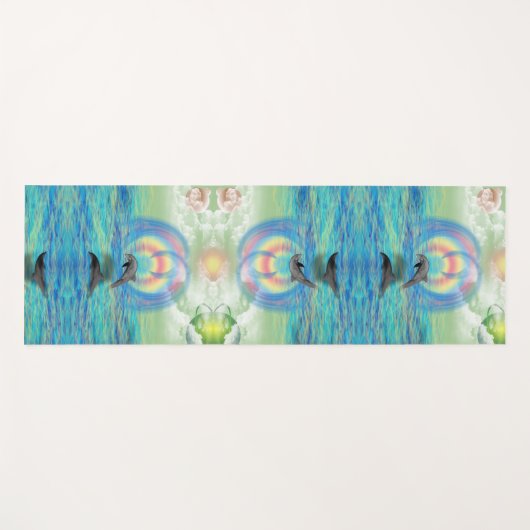 Dolphin Rising Yogamat (Voorkant (horizontaal))