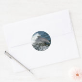 Dolphin Ronde Sticker (Envelop)