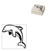 Dolphin Rubberstempel (Gestempeld)