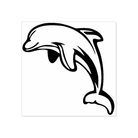 Dolphin Rubberstempel (Afrduk)
