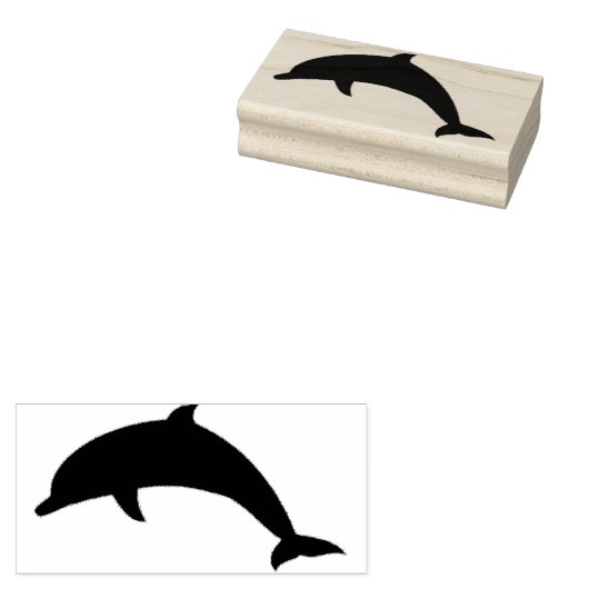 Dolphin Rubberstempel (Gestempeld)