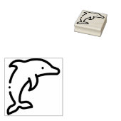 Dolphin Rubberstempel (Gestempeld)