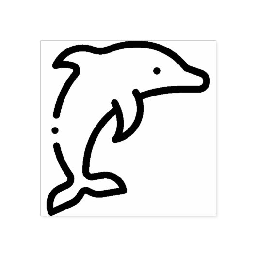 Dolphin Rubberstempel (Afrduk)