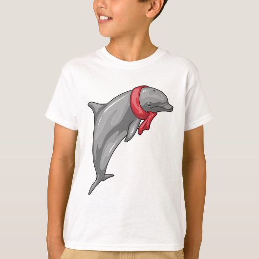 Dolphin Scarf T-shirt (Voorkant)