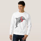 Dolphin Scarf Trui (Voorkant volledig)