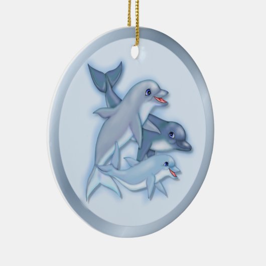 Dolphin-serie Keramisch Ornament (Rechts)