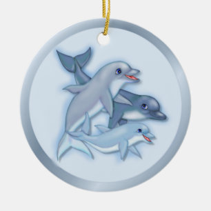 Dolphin-serie Keramisch Ornament