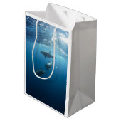Dolphin-serie Medium Cadeauzakje (Achterkant Gekanteld)