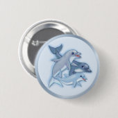 Dolphin-serie Ronde Button 5,7 Cm (Voorkant /achterkant)