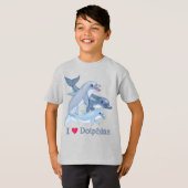 Dolphin-serie T-shirt (Voorkant volledig)