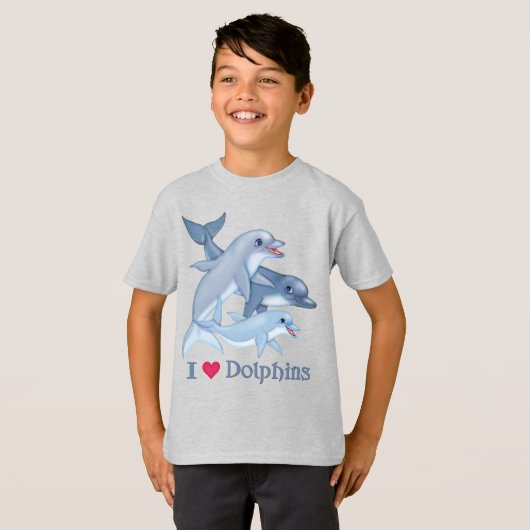 Dolphin-serie T-shirt (Voorkant volledig)