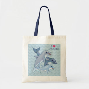 Dolphin-serie Tote Bag