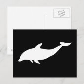 Dolphin Shape Briefkaart (Voorkant / Achterkant)