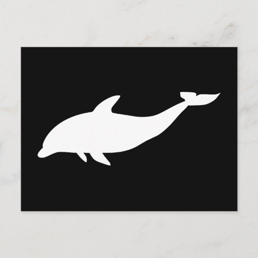 Dolphin Shape Briefkaart (Voorkant)
