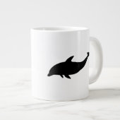 Dolphin Silhouette Grote Koffiekop (Voorkant rechts)
