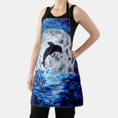 Dolphin Silhouette Ocean en Moon Schort (Insitu)