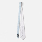 Dolphin Silhouette Stropdas (Achterkant)