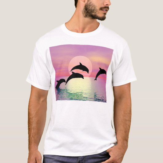 Dolphin Silhouette T-shirt (Voorkant)