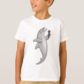 Dolphin Singer Microphone T-shirt (Voorkant)