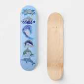 Dolphin skateboard (Voorkant)