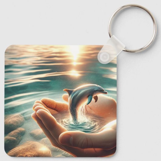 Dolphin Sleutelhanger (Achterkant)