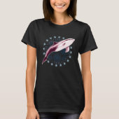 Dolphin Slick Grafisch Ontwerp T-shirt (Voorkant)