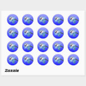 Dolphin Smiling Ronde Sticker (Vel)