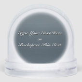 Dolphin Snow Globe Custom Dolphin Art Snow Globes Sneeuwbol (Achterkant)