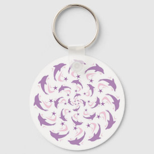 Dolphin-spiraal Sleutelhanger
