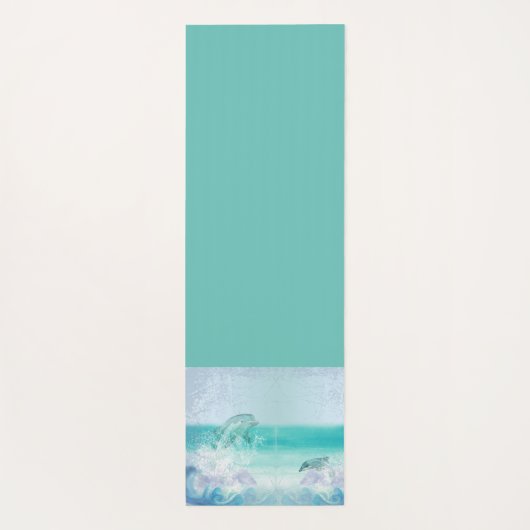 Dolphin Splash Artistic Yogamat (Achterkant)