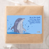 Dolphin Splash Etiket (Insitu)