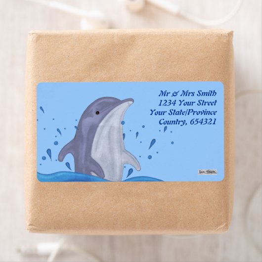 Dolphin Splash Etiket (Insitu)