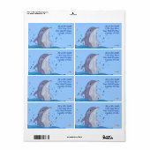 Dolphin Splash Etiket (Full Sheet)