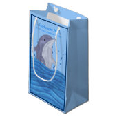 Dolphin Splash Klein Cadeauzakje (Voorkant Gekanteld)