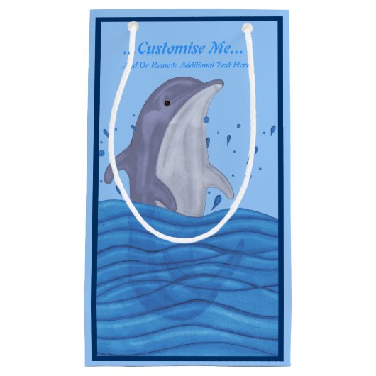 Dolphin Splash Klein Cadeauzakje (Voorkant)