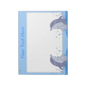 Dolphin Splash Notitieblok (Linkerzijde)
