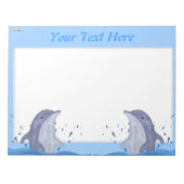Dolphin Splash Notitieblok (Voorkant)
