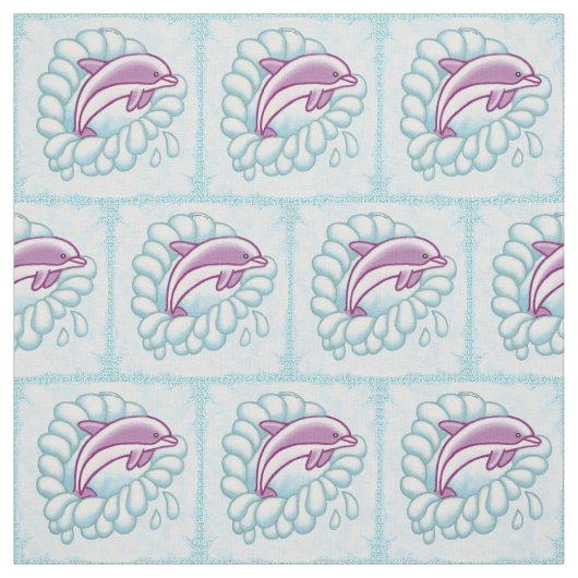 Dolphin Splash Stof (Swatch)