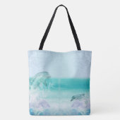 Dolphin Splash Tote Bag (Achterkant)