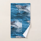Dolphin Splashing Bad Handdoek (Handdoek)