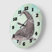 Dolphin Splashing in Aqua Green Water Grote Klok (Hoek)