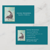 Dolphin Splashing in Aqua Green Water Visitekaartje (Voorkant / Achterkant)