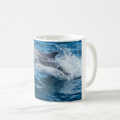 Dolphin Splashing Koffiemok (Voorkant rechts)