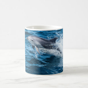 Dolphin Splashing Koffiemok
