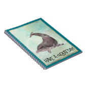 Dolphin Splashing Rond Zaaien hebben een geweldige Notitieboek (Rechterzijde)