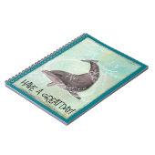 Dolphin Splashing Rond Zaaien hebben een geweldige Notitieboek (Linkerzijde)