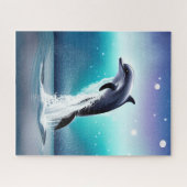 Dolphin springt in de oceaanpuzzel legpuzzel (Horizontaal)